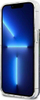 Mbulesë telefoni Guess Flower Liquid Glitter, për iPhone 13 Pro 13 6.1", plastike e fortë, blu