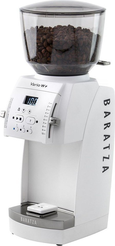 Mulli kafeje Baratza Vario W+, automatik, burr çeliku, i bardhë