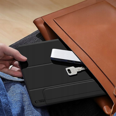 Mbulesë tablet Tech-Protect SmartCase për iPad 10.9" 2022, me magnet, me mbajtëse Apple Pencil, gri