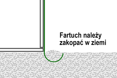 Резервна фолија за градинарски тунел Promis TF420F, 4 x 2 x 2 m, зајакната PE, проѕирна