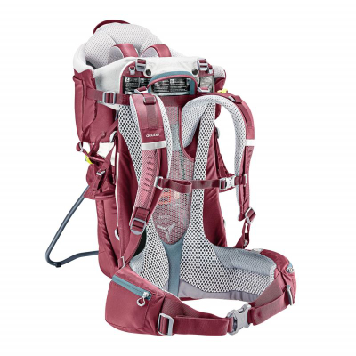 Karrige-shpinore për fëmijë Deuter Kid Comfort, sistem Aircontact, xhepa anësorë, maron