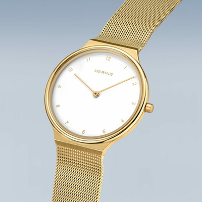 Orë dore për femra Bering Ultra-Slim 18434-334, e artë