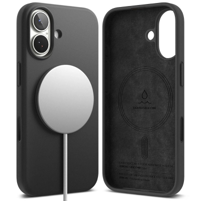 Këllëf telefoni Ringke Silicone Magnetic MagSafe për iPhone 17, silikon, me MagSafe, lejla