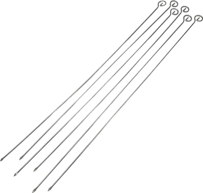 Shkopinj për shishqebap Royalty Line GL15, set 6 copë, 60cm, çelik inox