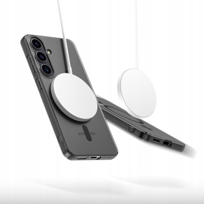 Маска за телефон Tech-Protect Magslim MagSafe, Galaxy S25 Edge, мат, црна