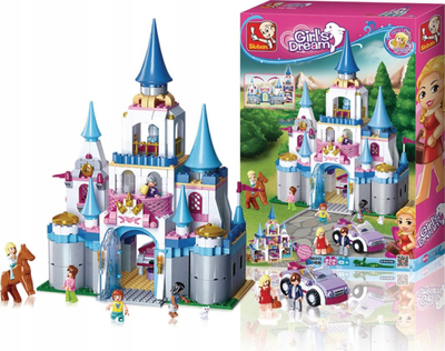 Set blloqesh ndërtimi Torro Castle Sapphire, kalatë, shumëngjyrësh