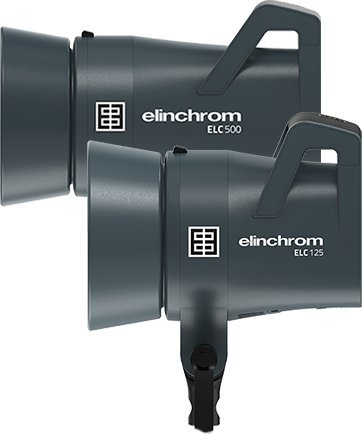 Set blicesh studio Elinchrom ELC 125 500 TTL, 2 copa, profesional, i bardhë