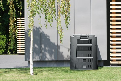 Kompostues Prosperplast Compogreen 320L, plastik, i zi