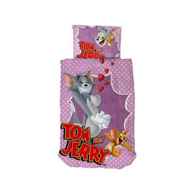 Këllëf jorgani dhe jastëku Tom and Jerry