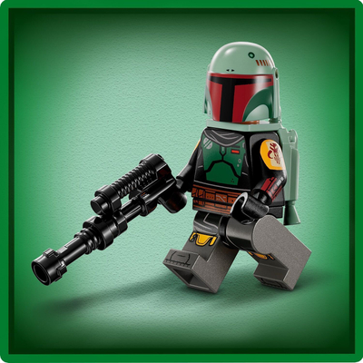Lodër LEGO Star Wars Boba Fett Starship Microfighter 75344, 85 copë, për kalamaj 6+, shumëngjyrëshe