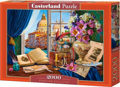 Puzzle Castorland Venetian Still Life, 2000 copa, shumëngjyrësh