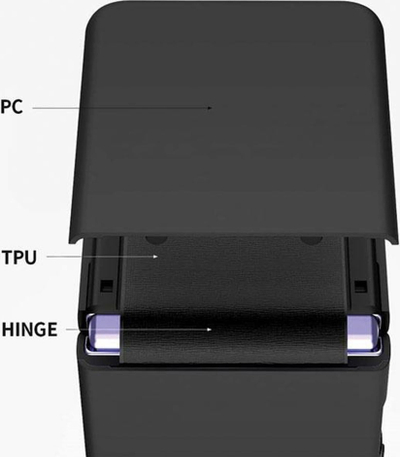 Maskë telefoni Mercury PC Hard për Samsung Galaxy Z Flip5, bumper i fortë, mat, e zezë
