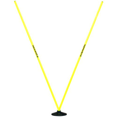 Bazament gome për shkop stërvitor Yakimasport 100162, 3 dalje, diametër 23 cm, i zi