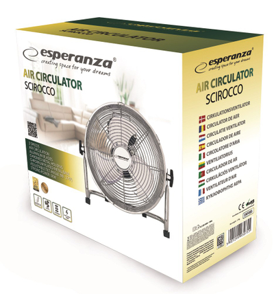 Ventilator tavoline Esperanza EHF005, 30 cm, 50 W, i bardhë
