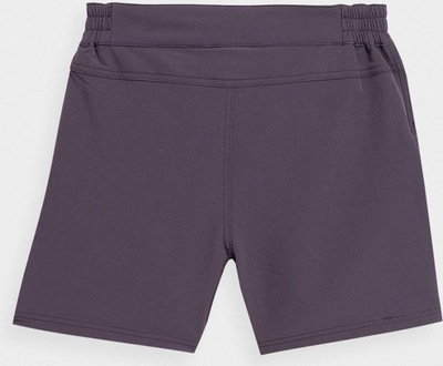 Shorce sportive për goca 4F 4FJSS23TFSHF136, 152 cm, teknologji 4FDry, vjollcë