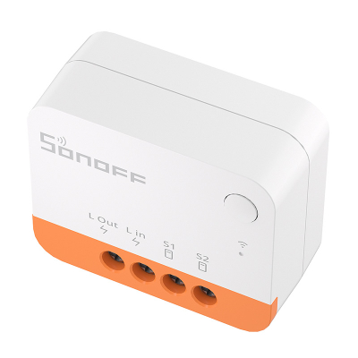 Ndërprerës smart Sonoff ZBMINIL2, Zigbee 3.0, pa tel neutral, dy drejtimesh, i bardhë