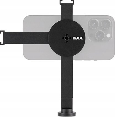 Mbajtëse magnetike telefoni RODE Magnetic Mount 2025, për videografi mobile, e zezë