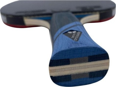 Raketë pingpongu Butterfly Ovtcharov Platin 85226, Panasia 2.0mm, dorezë ergonomike, e kuqe