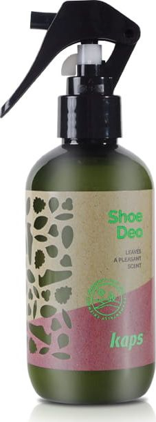 Spray dezodorant për këpucë Kaps Shoe Deo, miqësor me mjedisin, 200 ml, jeshil