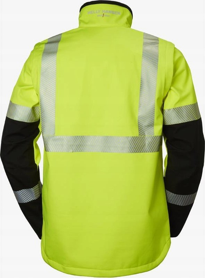 Xhaketë pune Helly Hansen ICU High Visibility, softshell, me mëngë që hiqen, e verdhë me të zezë, L