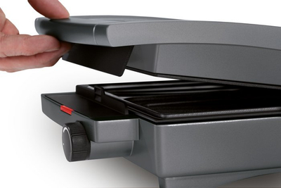 Toster sanduiçesh Fritel SW 1451, 1400W, pllaka fikse 22x29cm, gri e errët