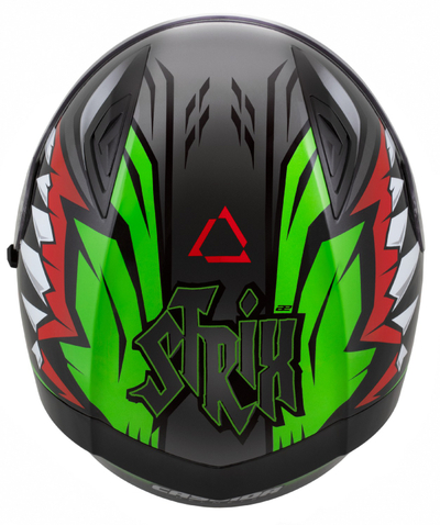 Helmetë integrale CASSIDA Orbit StriX 2026, vizor Pinlock, e kuqe jeshile gri bardhë zezë