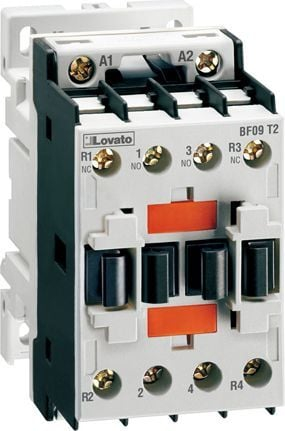 Kontaktor fuqie Lovato Electric BF18T2A230, 32A, 230V AC, portokalli