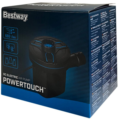 Pompe elektrike DC Bestway 62257, 12V, 680 l/min, e zezë