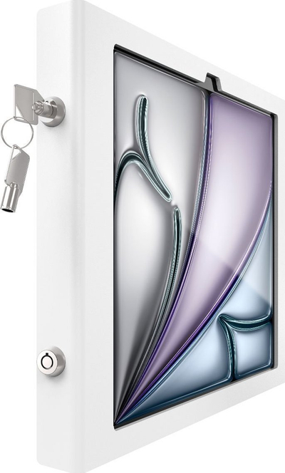 Mbajtëse muri Compulocks Apex për iPad Air M2 13" 2024, VESA, me bravë, e bardhë