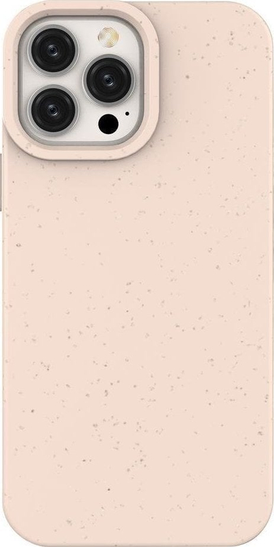 Kapak telefoni Eco Case për iPhone 14 Pro, prej materiali që tretet vetë, rozë pastel