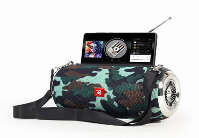 Bluetooth звучник Gembird SPK BT 17 CM, FM радио, microSD USB, камуфлажен дизајн