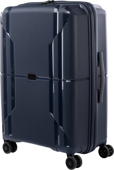 Куфер Iguana Sydney 60, 60L, цврста обвивка PP, сив