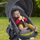 Lodër sensorike Fisher-Price Clack and Quack Goose, për foshnje 3+, me unaza shumëteksturore, e bardhë