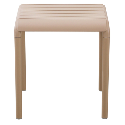Tavolinë katrore KORVER HM6335.04, polipropilen, 45x45x47 cm, cappuccino