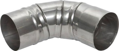 Tub i kthym oxhaku Wade 116150000, 90°, D 150 mm, metalik