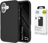 Këllëf telefoni 3MK Fortis MagCase për iPhone 17, me MagSafe, i zi