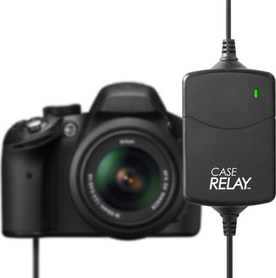 Furnizues energjie për kamera Tether Tools Case Relay CRUPS110, UPS 1200mAh, hyrje USB 5V, i zi