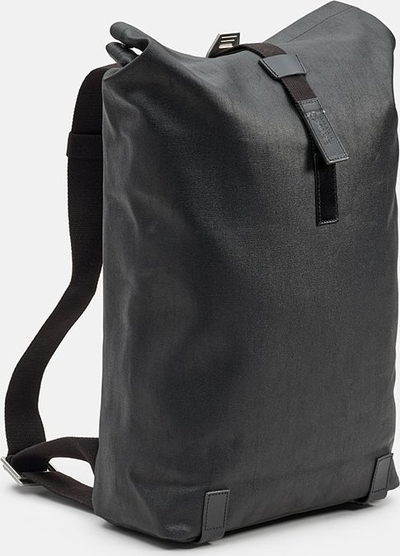Çantë shpine Brooks Pickwick Cotton Canvas 26L, rezistente ndaj ujit, Total Black