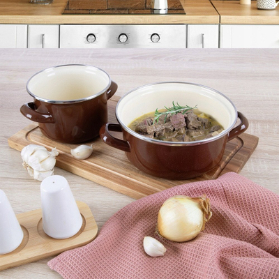 Tengjere Orion Enamel 16 cm, 1.4 L, kafe