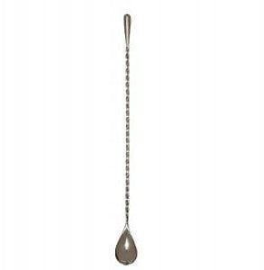 Лажица за бармен Steel Bartender Spoon, 33.5 cm, нерѓосувачки челик, сребрена
