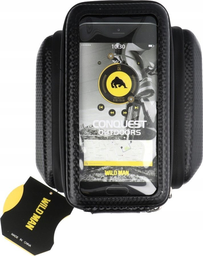 Торба за велосипед WILDMAN E6S, 1.2L, за рамка, црна