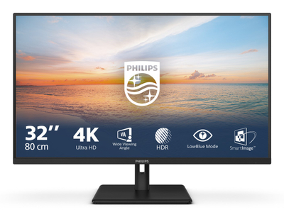 Monitor Philips 1000 Series 32E1N1800LA, 31.5\", 4K UHD, i zi