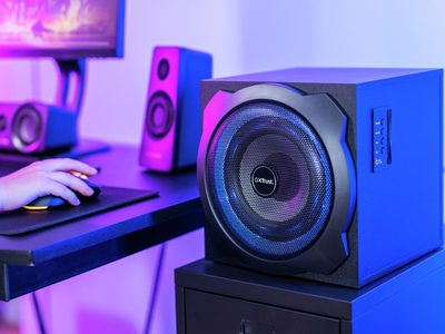 Kuti bokse Trust GXT 658 Tytan, sistem 5.1 me subwoofer, e zezë