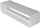 Bashkues ajrimi Euro3plast FLAT RATE 220x55 mm, plastikë, i bardhë