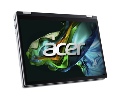 Laptop Acer Aspire 3 Spin 14, 14\", Intel N100, 4GB RAM, 128GB SSD, ngjyrë argjend
