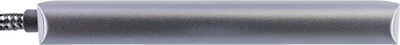 HUB USB InLine USB 3.2, USB C në 4x USB A 10Gb/s, alumini, gri