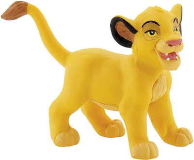 Figurë Bullyland Young Simba, 4 cm, plastike, e verdhë