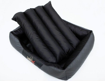 Shtrat për qen Reedog Tommy Grey L, dyshek i lartë, material Cordura, gri