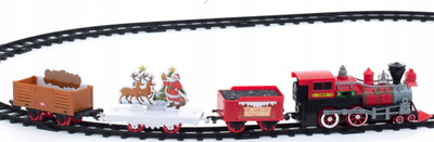 Set tren elektrik lodër AC Déco Bear, 16 pjesë, me muzikë, i animuar