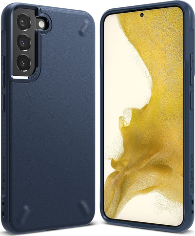 Kapak telefoni Ringke Onyx për Samsung Galaxy S22 Plus, TPU, mban mirë nga goditjet, blu navy